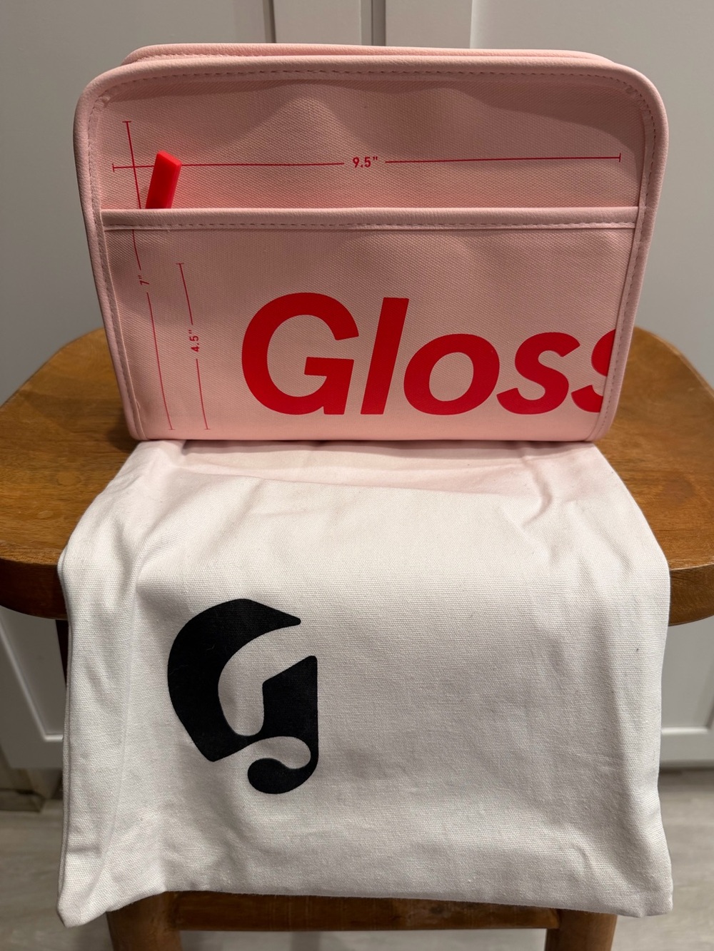 Glossier Pink Beauty Bag